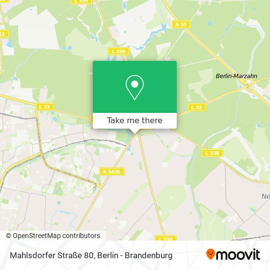 Mahlsdorfer Straße 80 map