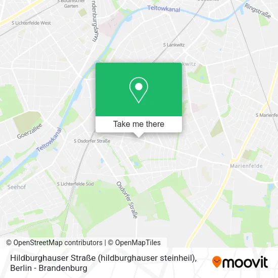 Карта Hildburghauser Straße (hildburghauser steinheil)