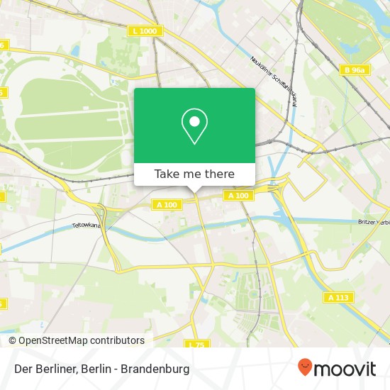 Карта Der Berliner, Hermannstraße 138