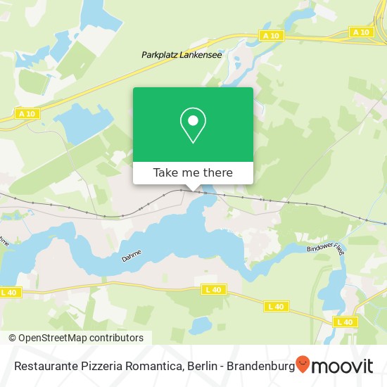 Restaurante Pizzeria Romantica, Kablower Chaussee 5 map