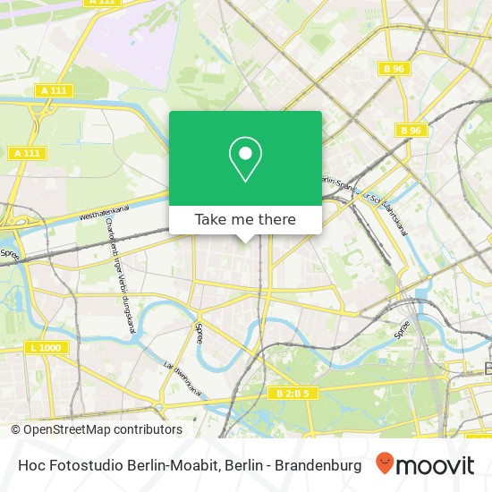 Hoc Fotostudio Berlin-Moabit, Moabit, 10551 Berlin map