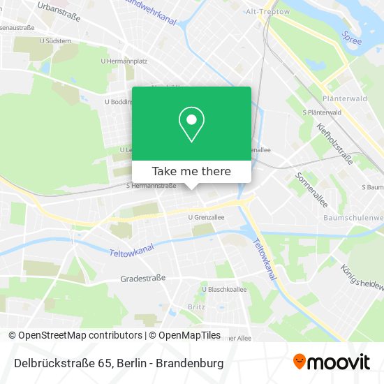 Delbrückstraße 65 map