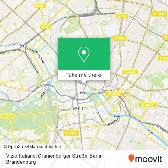 Vizio Italiano, Oranienburger Straße map