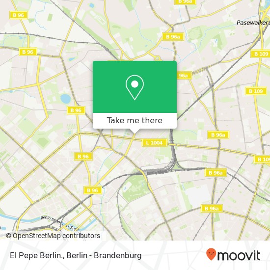 El Pepe Berlin., Prinzenallee 25 map