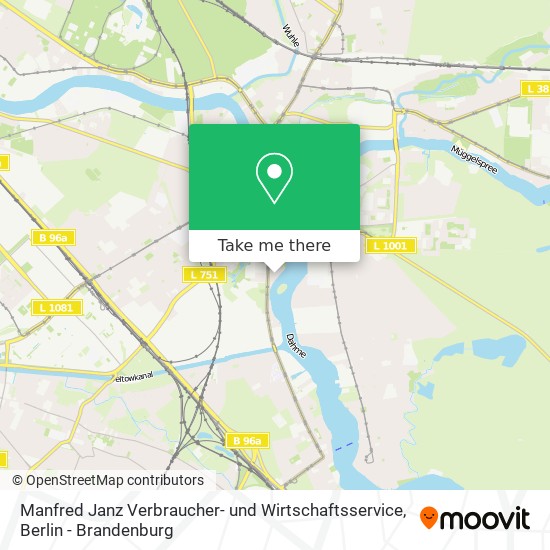 Manfred Janz Verbraucher- und Wirtschaftsservice map