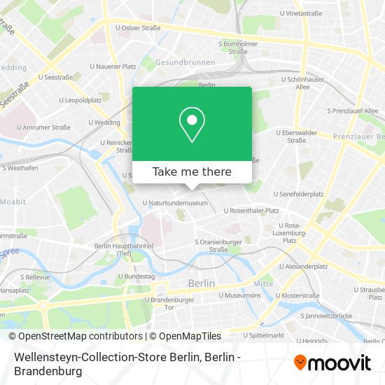 Wellensteyn-Collection-Store Berlin map