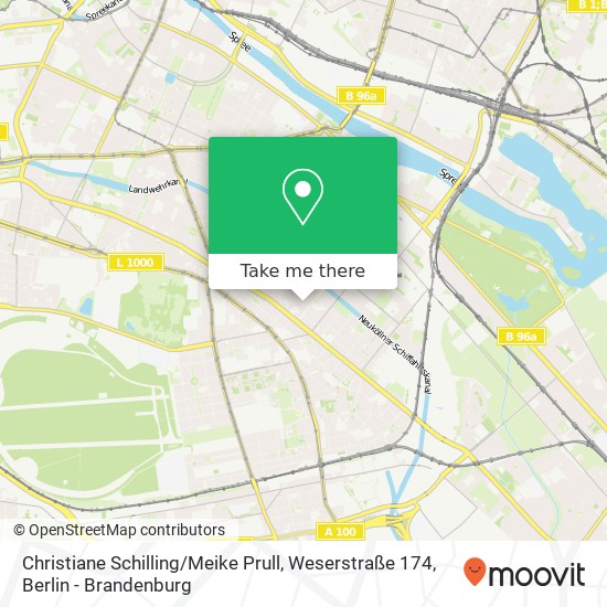 Christiane Schilling / Meike Prull, Weserstraße 174 map