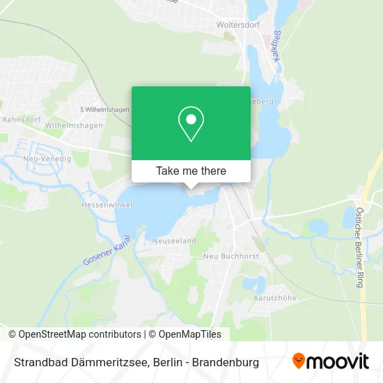 Карта Strandbad Dämmeritzsee