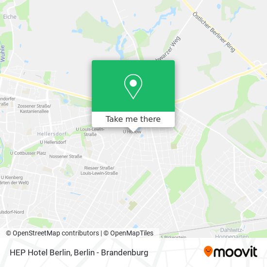 Карта HEP Hotel Berlin