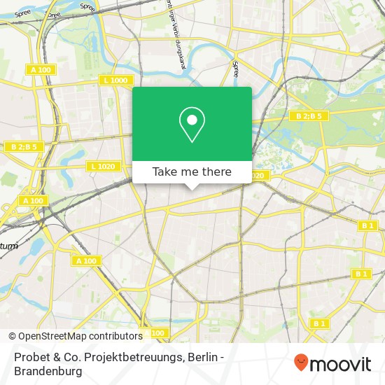 Карта Probet & Co. Projektbetreuungs, Mommsenstraße 68