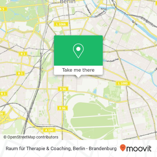 Raum für Therapie & Coaching, Bergmannstraße 28 map