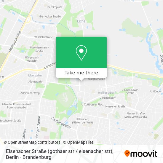 Eisenacher Straße (gothaer str / eisenacher str) map