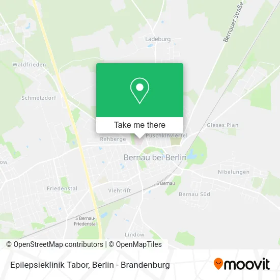 Карта Epilepsieklinik Tabor