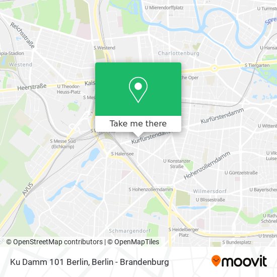 Карта Ku Damm 101 Berlin