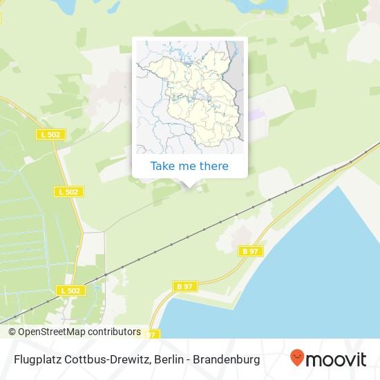 Flugplatz Cottbus-Drewitz, Flugplatzstraße map