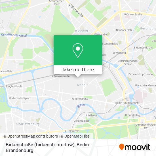 Карта Birkenstraße (birkenstr bredow)