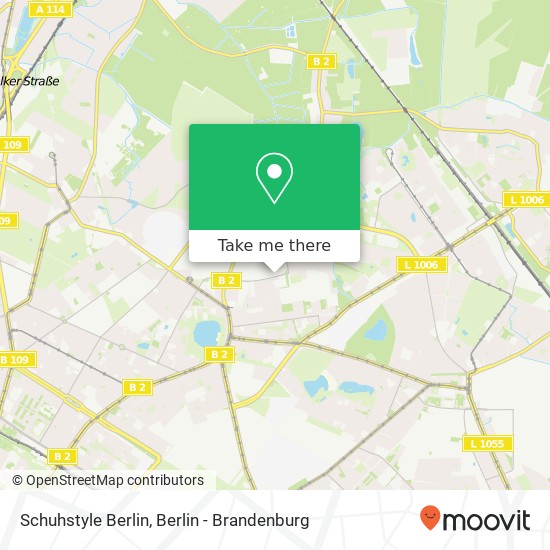 Schuhstyle Berlin, Liebermannstraße map