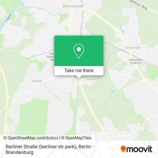 Карта Berliner Straße (berliner str park)
