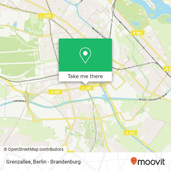 Grenzallee, Neukölln, 12359 Berlin map
