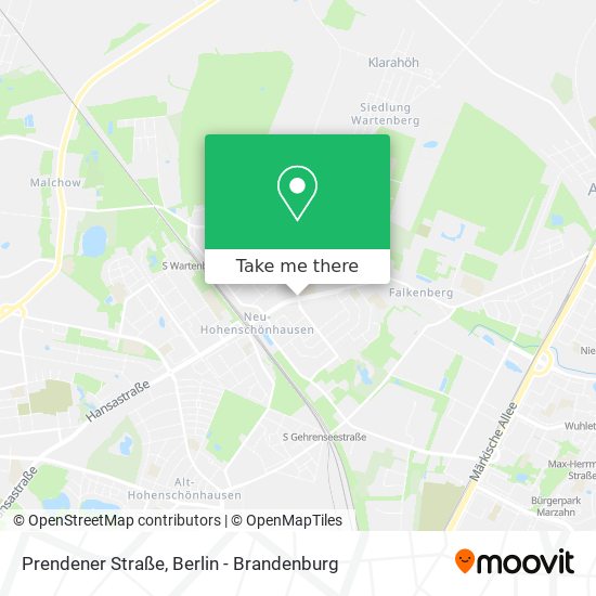 Prendener Straße map