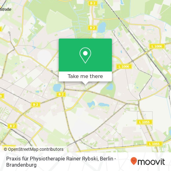 Praxis für Physiotherapie Rainer Rybski, Falkenberger Straße 35B map