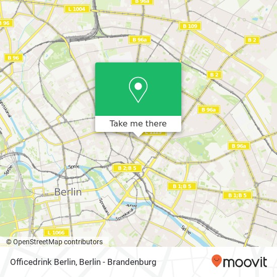 Карта Officedrink Berlin, Torstraße 33