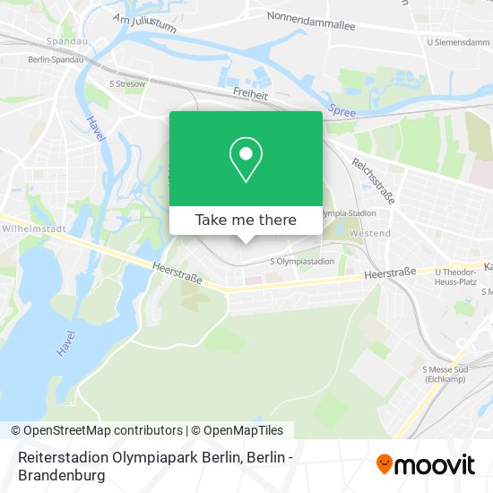 Reiterstadion Olympiapark Berlin map