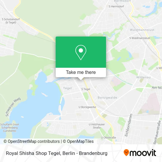Royal Shisha Shop Tegel map