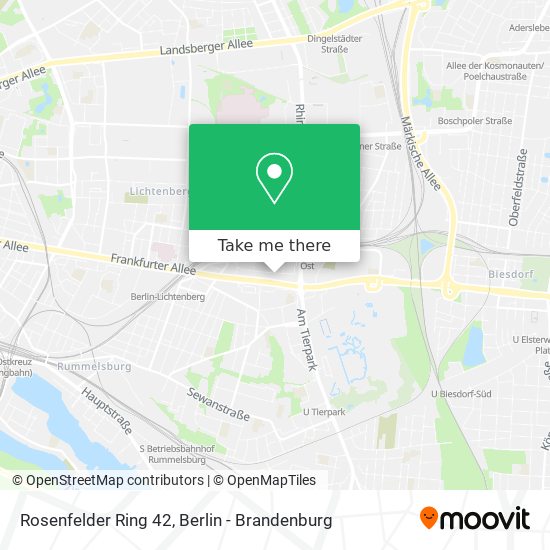 Rosenfelder Ring 42 map
