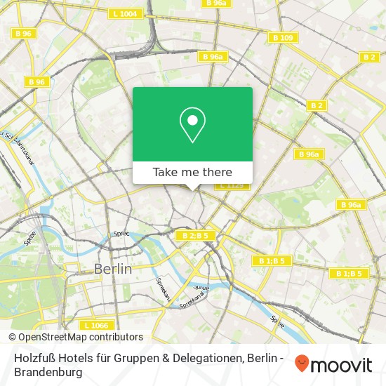 Holzfuß Hotels für Gruppen & Delegationen map