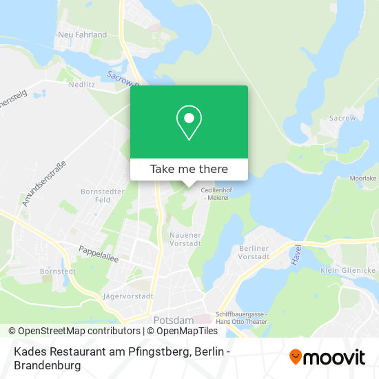 Kades Restaurant am Pfingstberg map