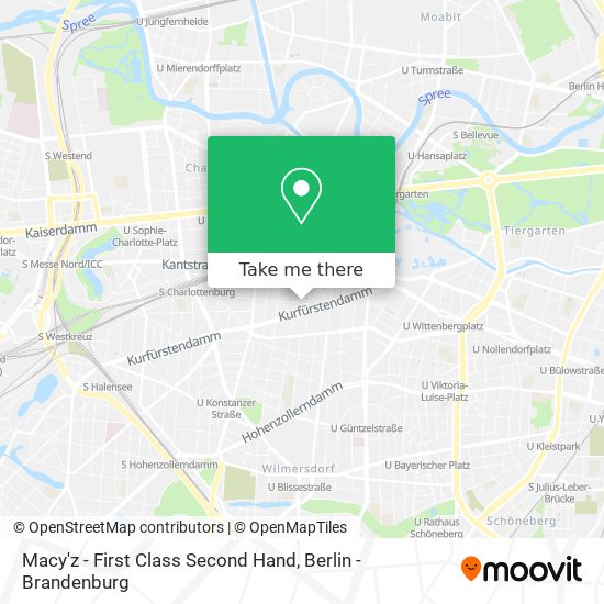 Macy'z - First Class Second Hand map