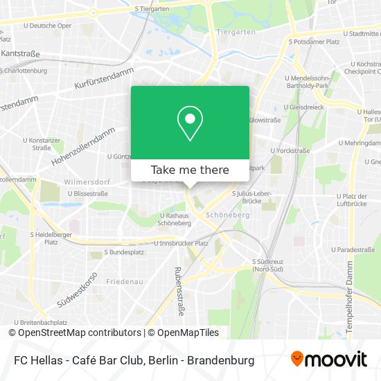 FC Hellas - Café Bar Club map