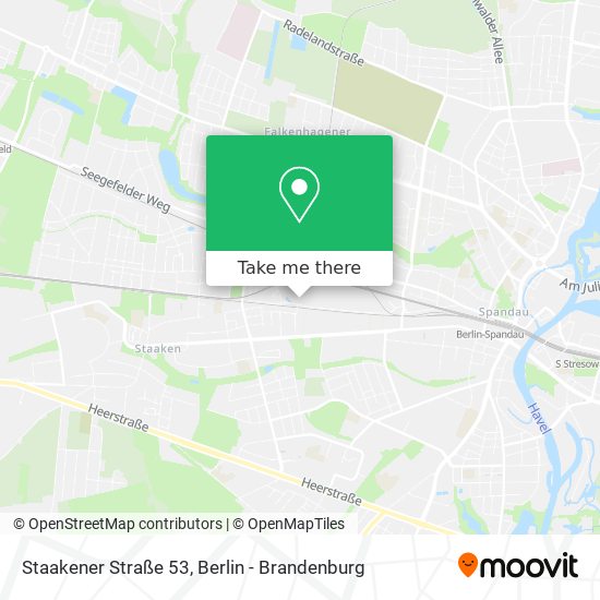 Карта Staakener Straße 53