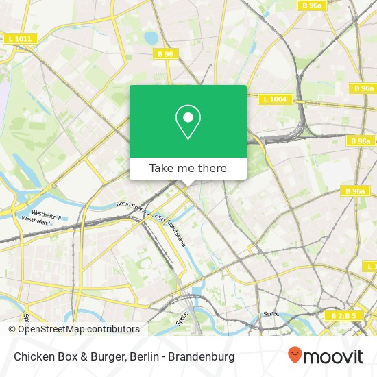 Chicken Box & Burger, Reinickendorfer Straße map