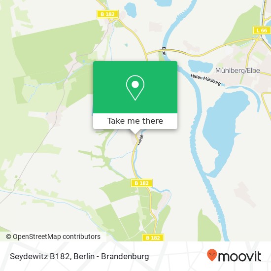 Seydewitz B182 map