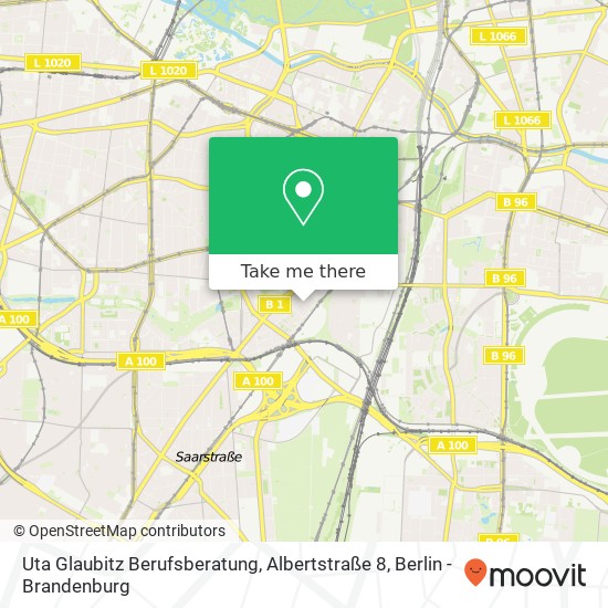 Uta Glaubitz Berufsberatung, Albertstraße 8 map