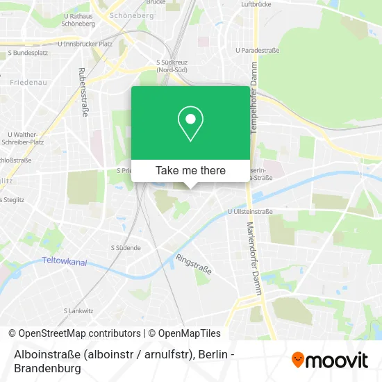 Карта Alboinstraße (alboinstr / arnulfstr)