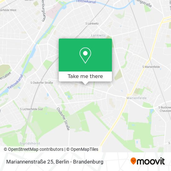 Mariannenstraße 25 map