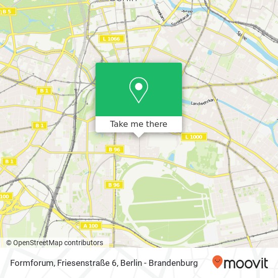 Formforum, Friesenstraße 6 map