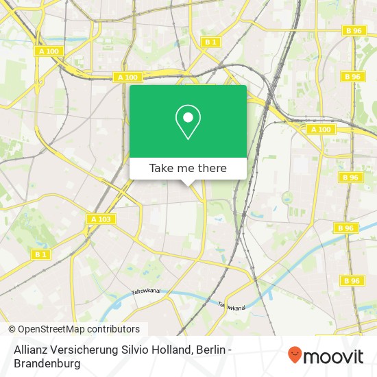 Карта Allianz Versicherung Silvio Holland, Göttinger Straße 9