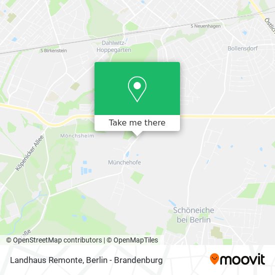 Landhaus Remonte map