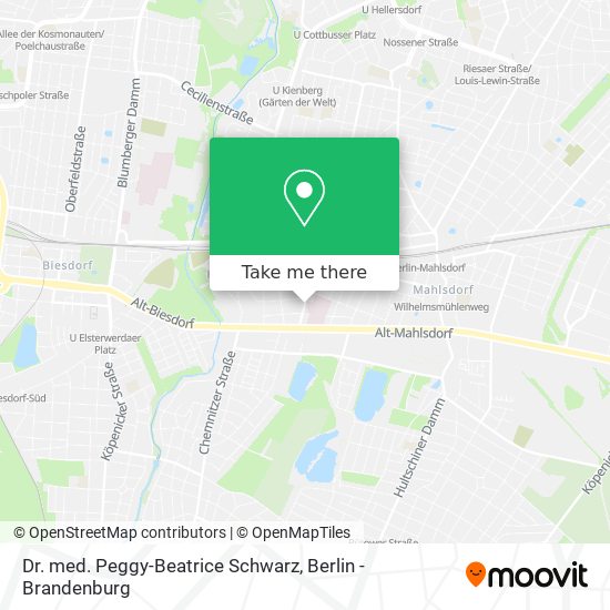 Карта Dr. med. Peggy-Beatrice Schwarz