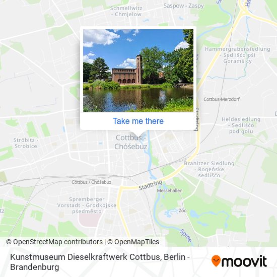 Kunstmuseum Dieselkraftwerk Cottbus map