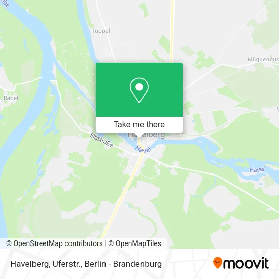 Карта Havelberg, Uferstr.
