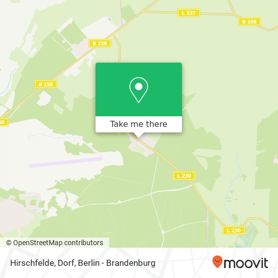 Hirschfelde, Dorf map