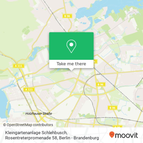 Kleingartenanlage Schlehbusch, Rosentreterpromenade 58 map