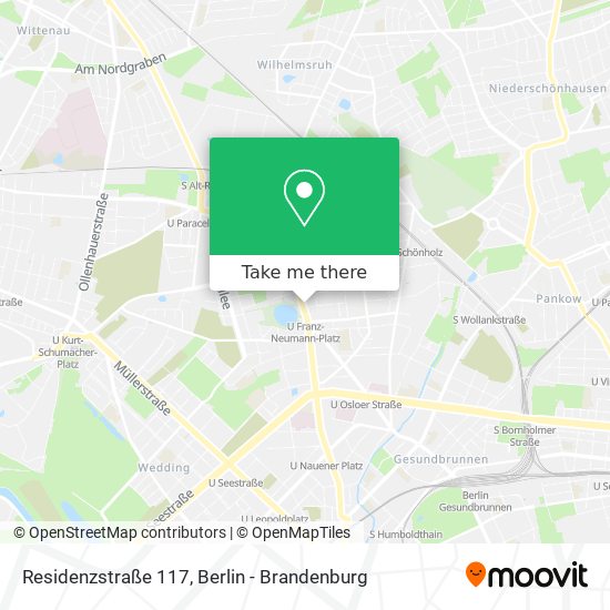 Residenzstraße 117 map