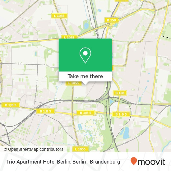 Карта Trio Apartment Hotel Berlin, Zur Alten Börse 57
