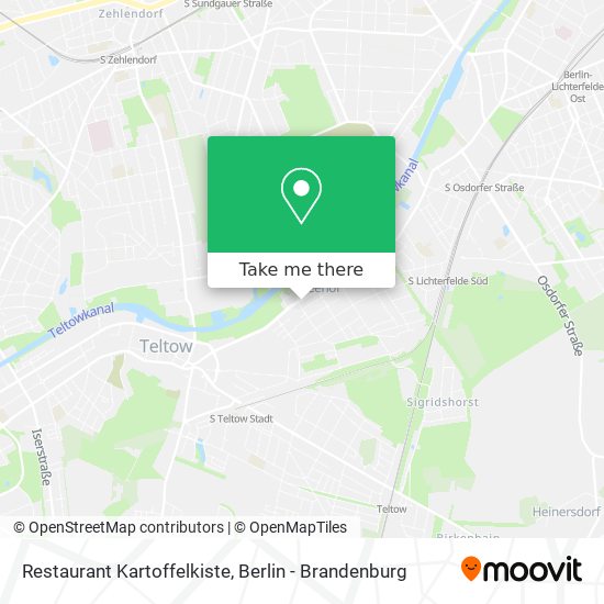 Restaurant Kartoffelkiste map